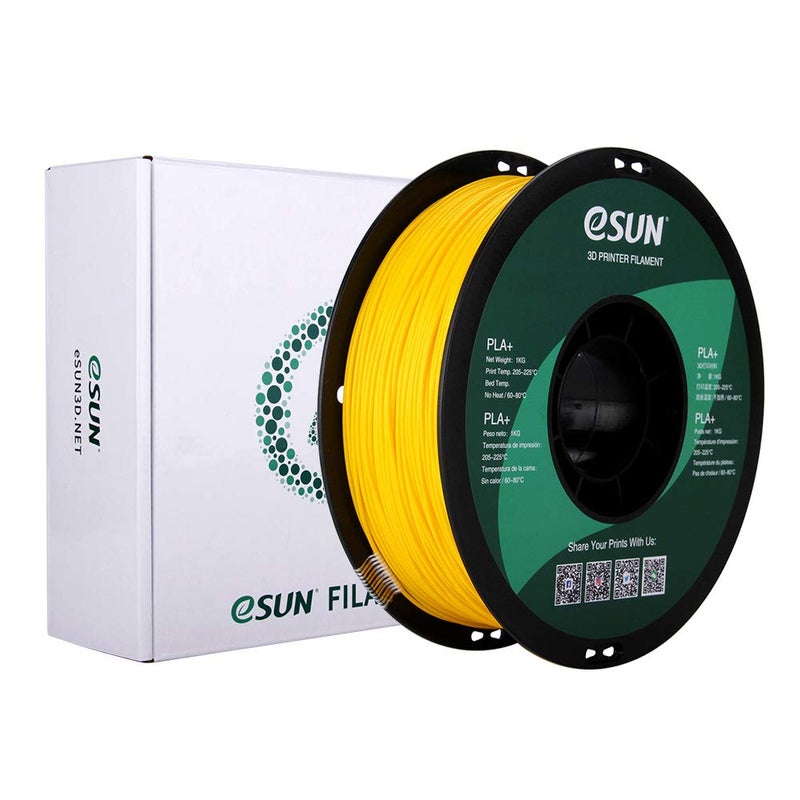 eSUN PLA PRO (PLA+) 3D Printer Filament, Dimensional Accuracy +/- 0.03 mm, 1kg Spool, 1.75mm, Yellow - Image 5